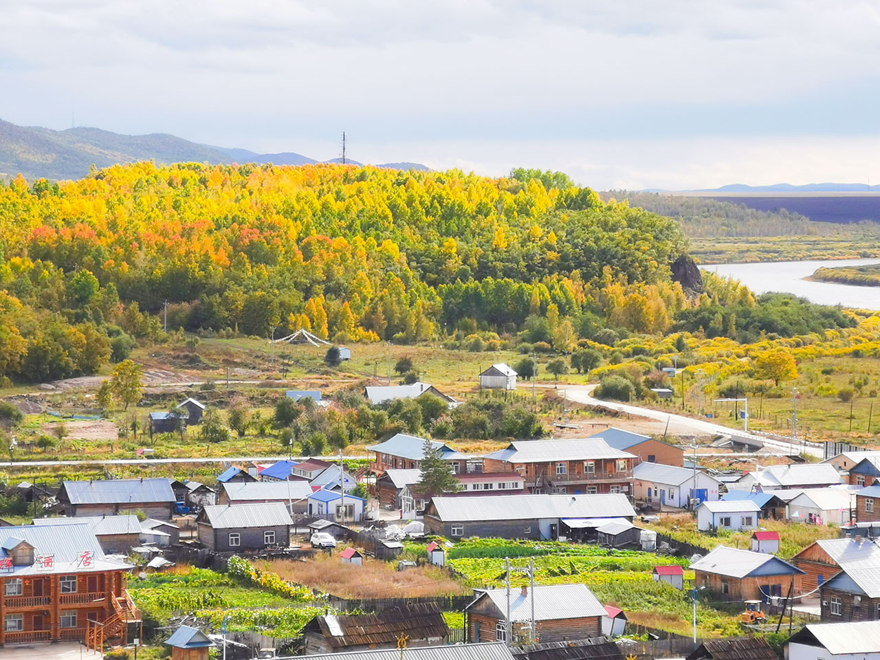 浪漫臨江_拍晨霧觀日落